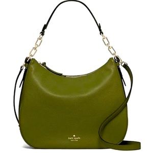 Kate Spade Green Leather Shoulder Bag